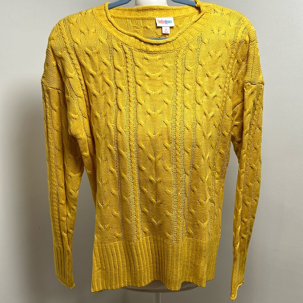 Yellow Harper knit sweater